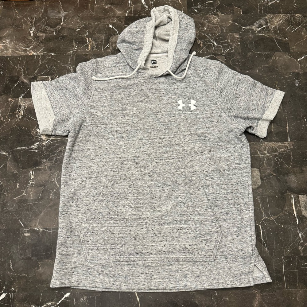 Under Armour Men’s Grey Short Sleeve Hoodie